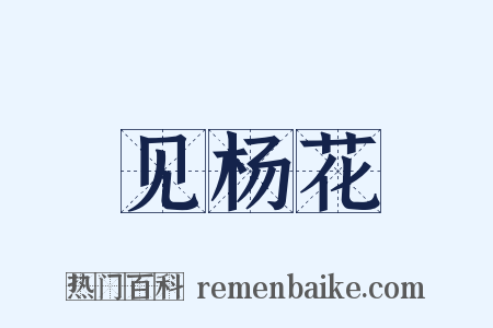 见杨花是什么意思的图片